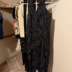 Black Jumpsuit W Belt 