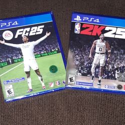 NBA 2k25/ FC 25 Game Sports Bundle- PS4 