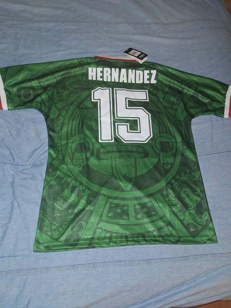 Retro Mexico Jersey World Cup 1998 Matador Luis Hernandez