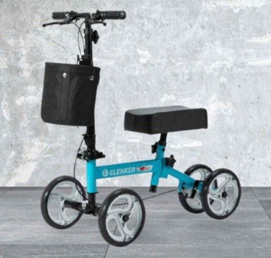 KneeScooter With Dual Brakes and Folding Handle LIKE NEW Barely Used $80