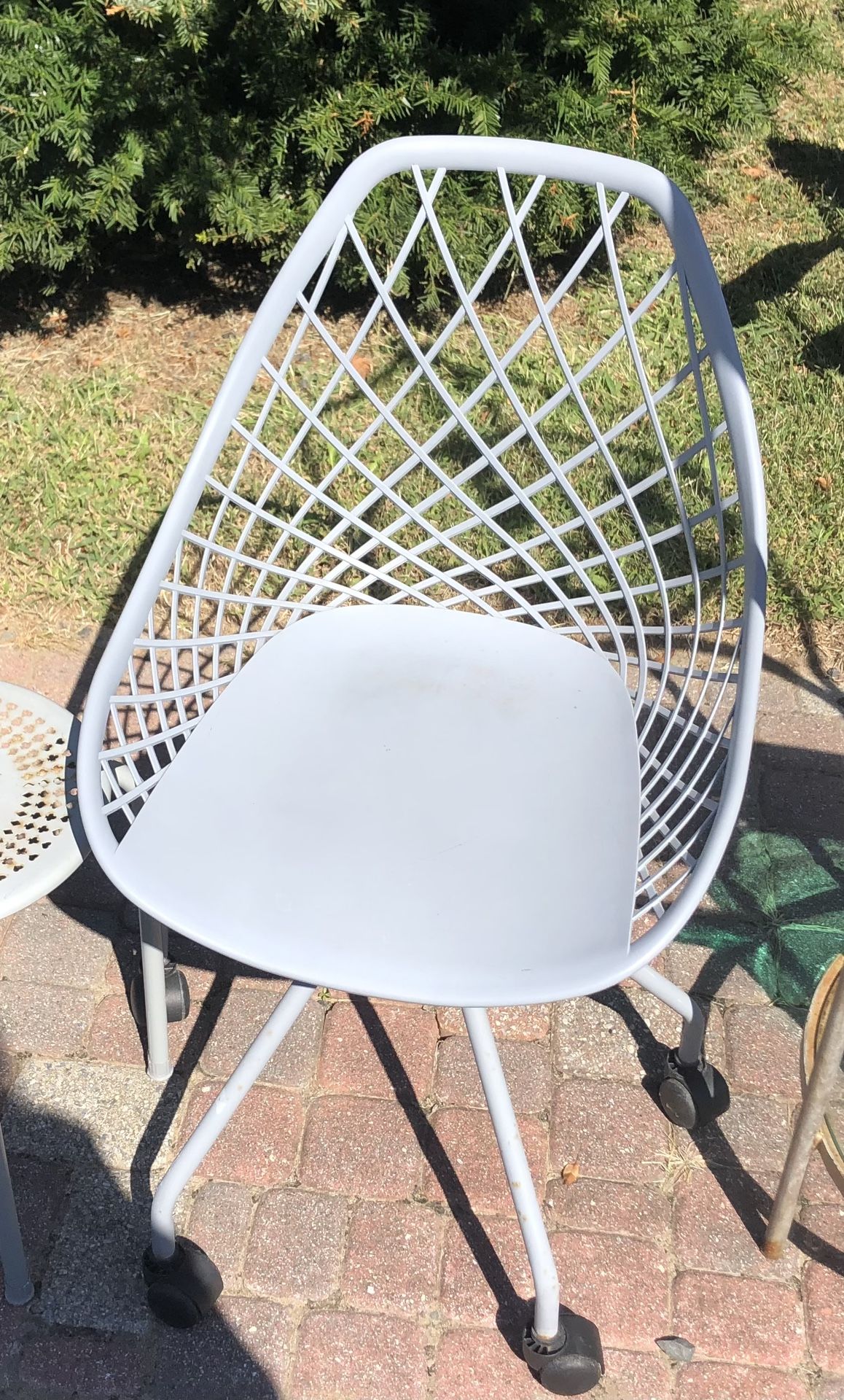 Grey desk chair, never used