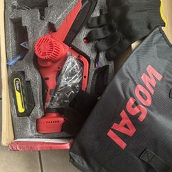 6in Cordless Brushless Mini Chainsaw Set 20V WOSAI