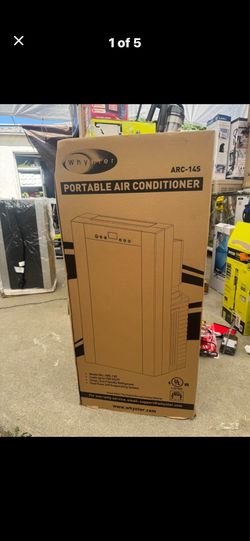 9,500 BTU Portable Air Conditioner Cools 500 Sq. Ft. with Dehumidifier, Remote, and Filter in Black