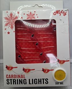 Cardinal String Lights – Nifty – Holiday Décor