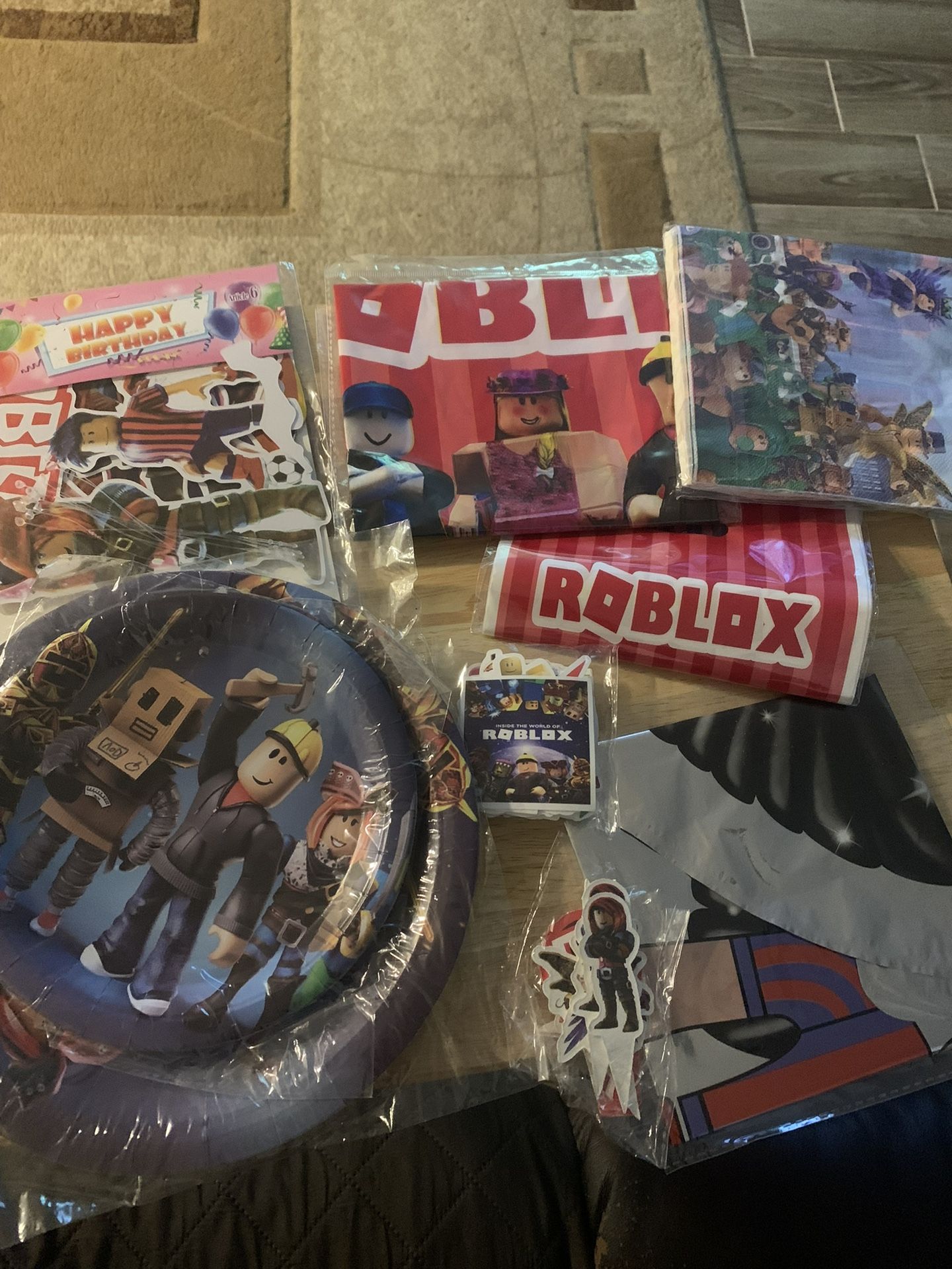 Roblox Birthday Party Supplies