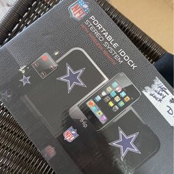 Cowboys Idock Stereo System With Wireless Remote 