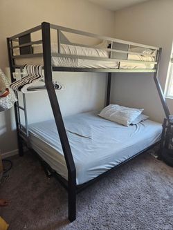Bunk bed frame