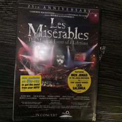 NEW! Les Miserables DVD 25th Anniversary Concert 2 Performances Musical