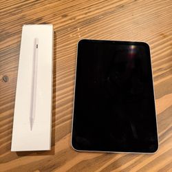 iPad Mini Series 6, 64 GB + Cellular & Apple Pencil