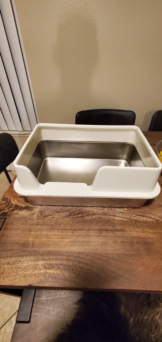 Stainless Steel Cat Litter Box