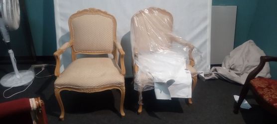 French Provincial Accent Armchairs – Set of 2