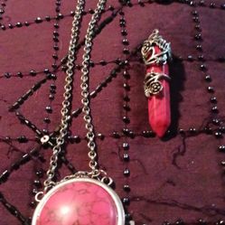 Jasper pendant s and earrings