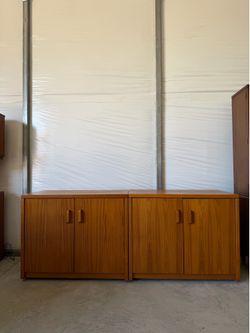 Danish Teak Credenzas / TV Console