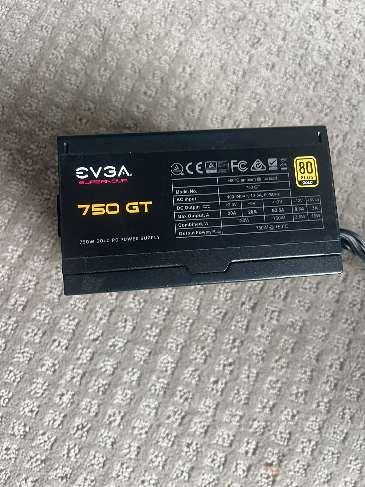 EVGA supernova 750 Watt
