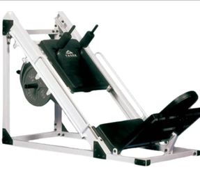 Hip leg sled squat . Can be used as both leg press and squat