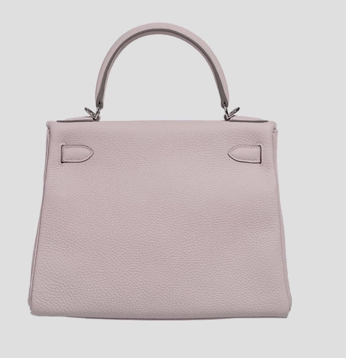 Hermes Kelly 28 togo cowhide silver buckle one-shoulder Kelly bag handbag(23)68