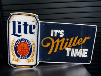 Miller Beer Sign