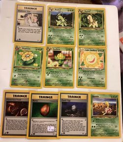 1st Edition Pokémon TR, Jungle and Neo Sets, 21 cards NM