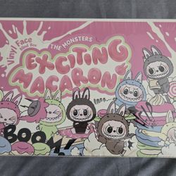 Brand New Unopened Authentic Popmart Labubu Exciting Macaron Vinyl Plush Set