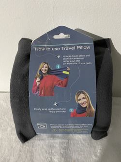 Grey color Travel Pillow