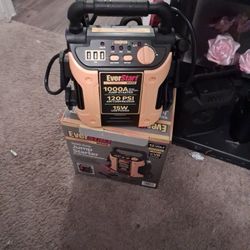 Jump Starter And Compressor 