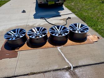22” Gun Metal Metallic Rims