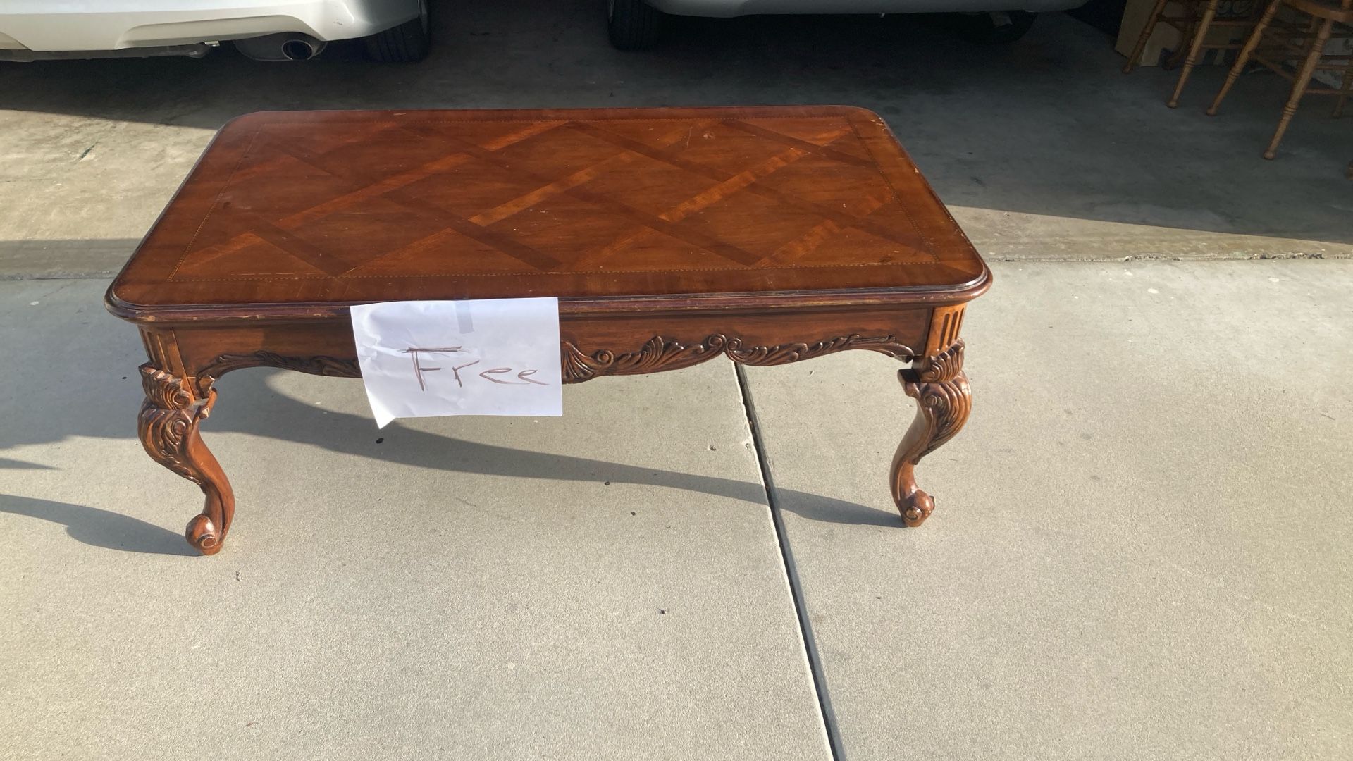 Large Heavy Coffee Table Free