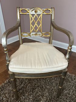 Maitland Smith Hollywood-Regency Accent Chair (Longwood - Markham Woods Corridor) 