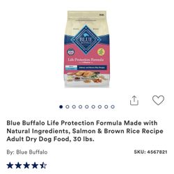 Blue Buffalo Dog Food NEW 