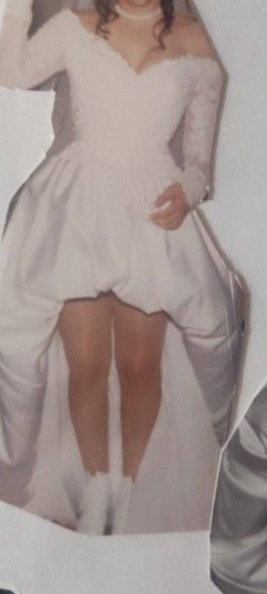 Guns And Roses November Rain Wedding Dress & Headpiece