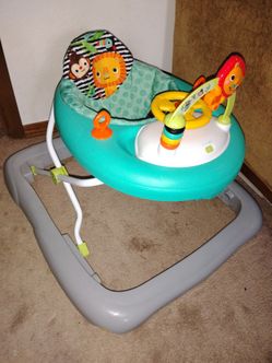 Infant Walker w/ Removable Activity Center! Light & Sounds! Batteries Included!