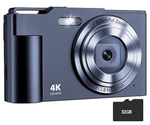 Brand New FHD 4K Digital Camera with 32GB Card