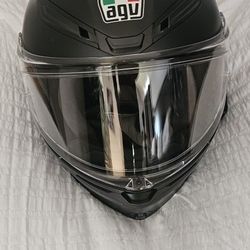 AGV Carbon Fiber Black And CARDO  Bluetooth 