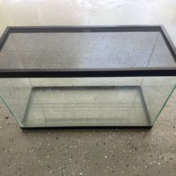 30 Gallon Fish Tank With Screen Cover