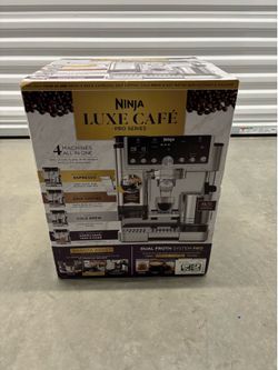 Ninja Luxe Café Pro Espresso Machine & Drip Coffee Maker, Cold Brew, Hot Water, Integrated Tamper, Built-in Grinder ES701