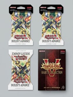 Sealed Yu-Gi-Oh! Rarity Collection Box & Duelist's Advance Packs Bundle