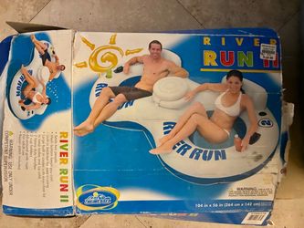 River Run II Double Inflatable Pool Float 2 Person