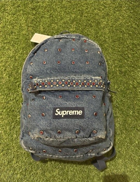 Supreme Bb Simon Denim Backpack Bag
