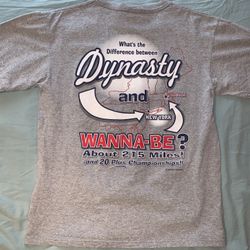 New York Yankees - Boston Red Sox Rivalry Shirt in Silver; Men’s Medium