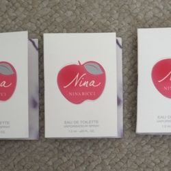 Nina Ricci Perfume 1.2 ml $5 Each