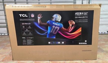 98" TCL TV EMPTY BOX ONLY!. For moving or shipping protection.