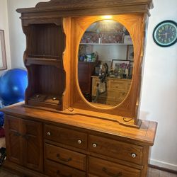 Antique Wooden Dresser