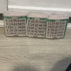 Bingo Cards (Disposables)