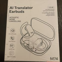AI Translating Earbuds Brand New