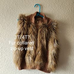 3T/4T Girls Fur Vests