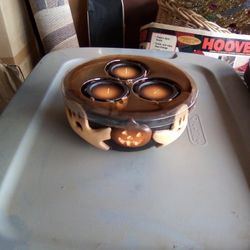 Halloween candles and bowl