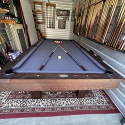 8 Foot Modern Pool Table Made By Imperial