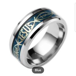 Size 10 Jesus Ring