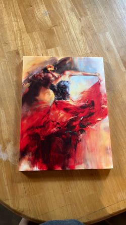 She dances in beauty 1 painting