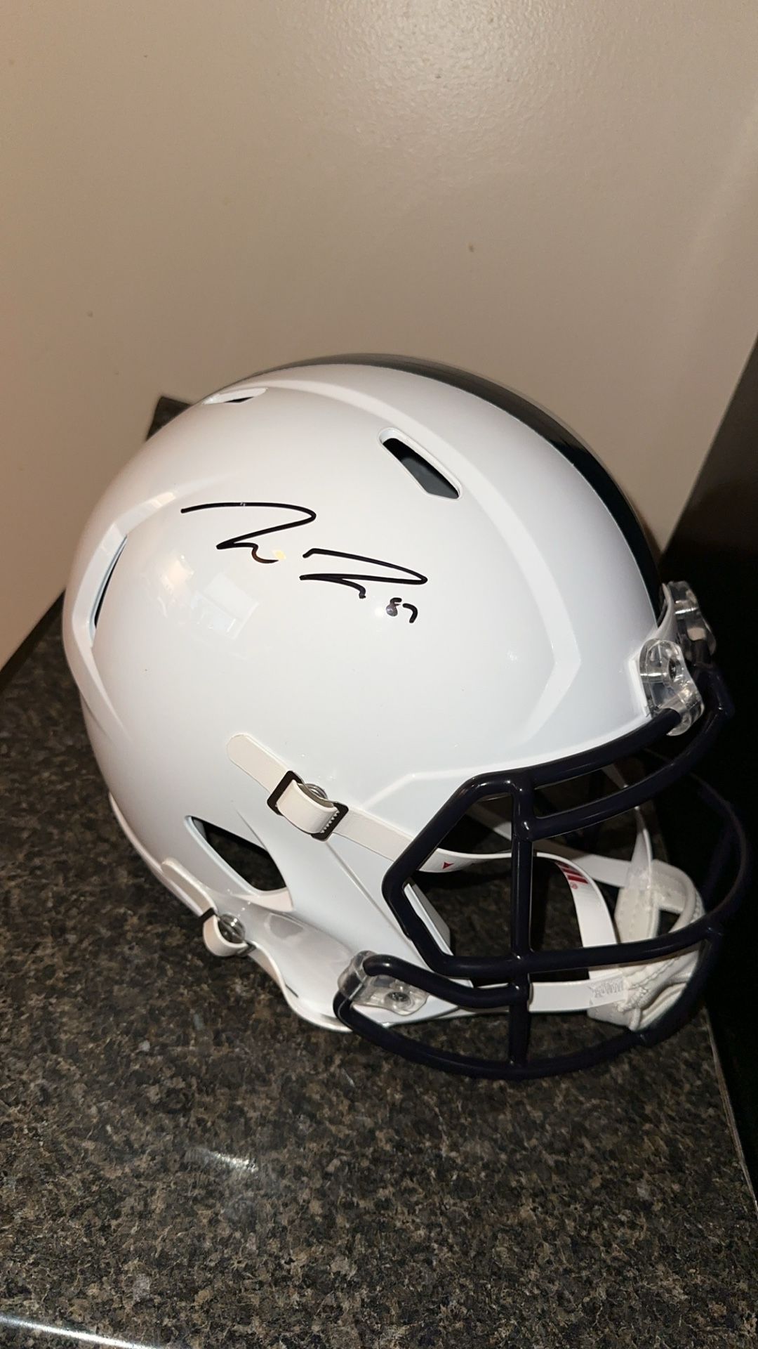 Pat Freiermuth Autographed Penn State Full Size Replica Helmet